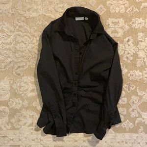 Black button down formal shirt